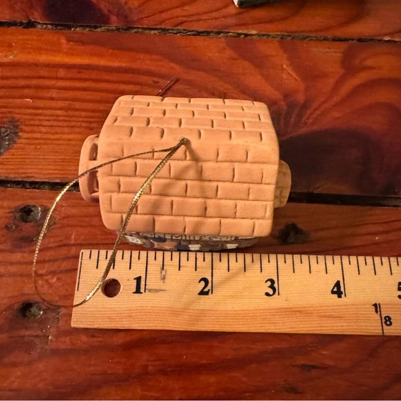 Set of 2 Vintage Badcock Bell Ornaments Old Mill & Post Office in Original Boxes - Picture 16 of 16